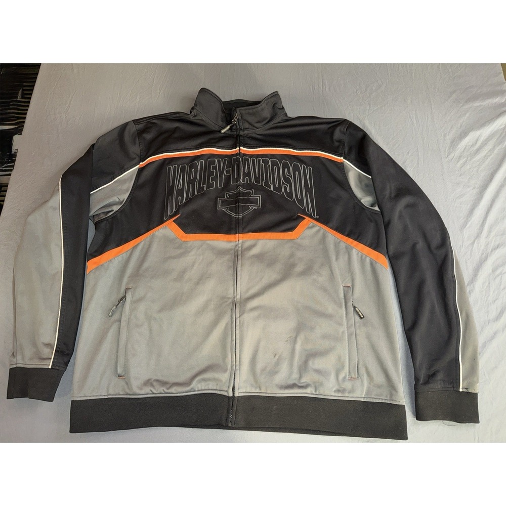 Harley Davidson Motorcycles Embroidered Softshell Jacket size  2XL Motorclothes